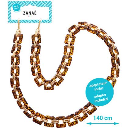 ZANAÉ     Phone Necklace Golden Fire