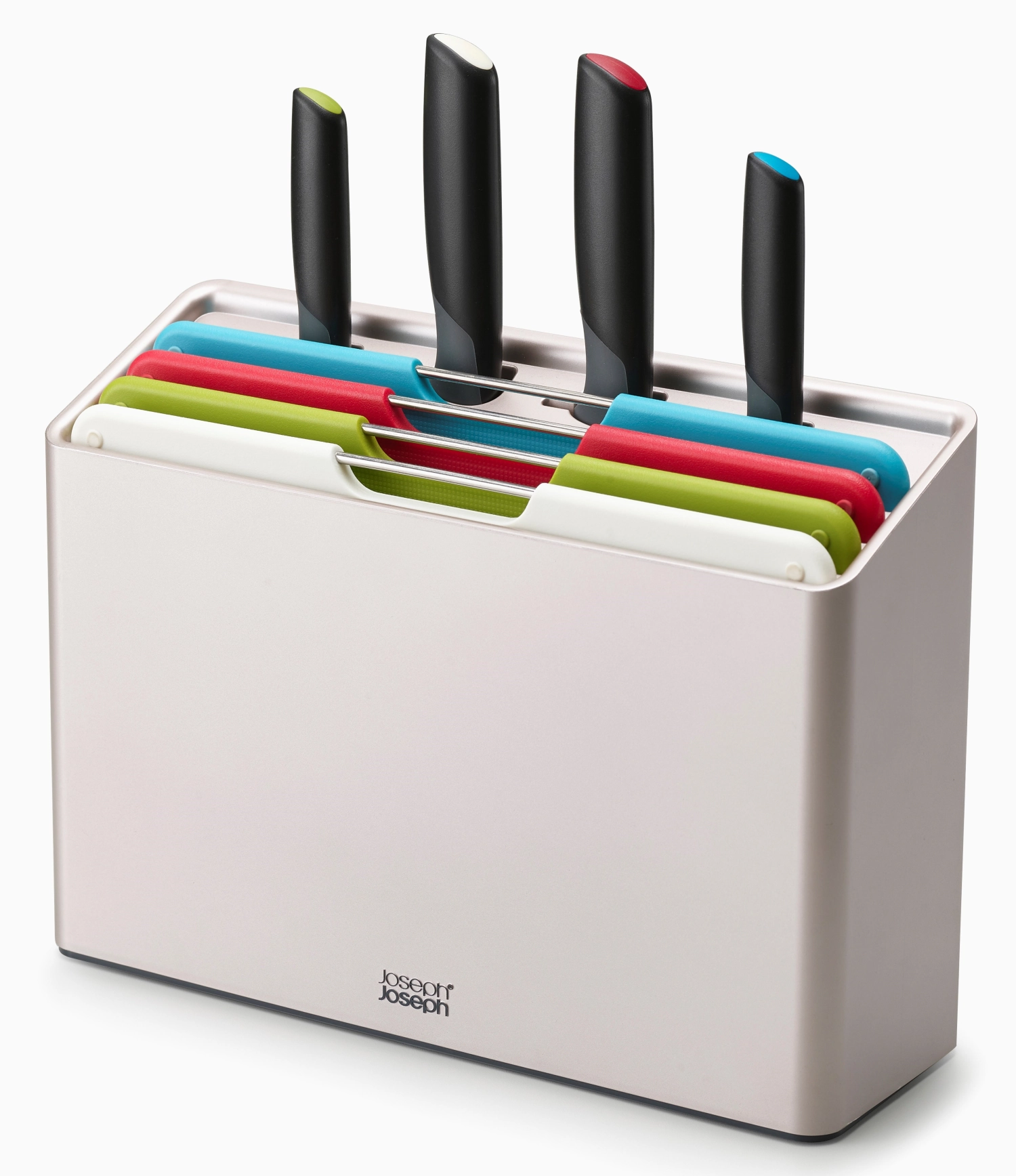 Folio Plus Messer + Schneidebrett Set 8tlg. Multicolour