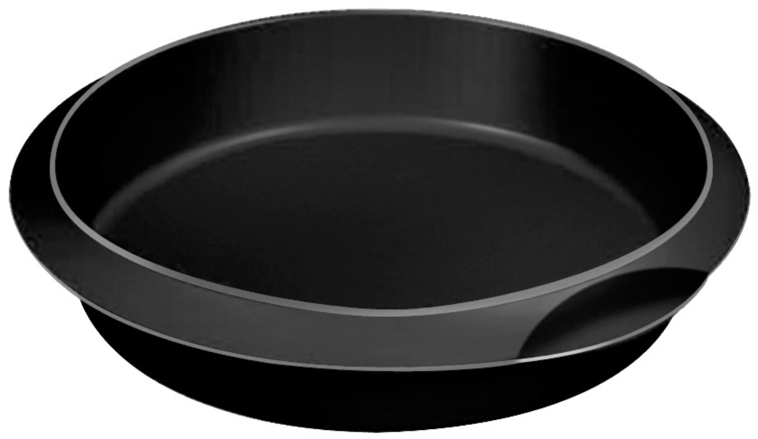 Backform Kuchen rund D24cm H5.7cm 2.3l Silikon schwarz