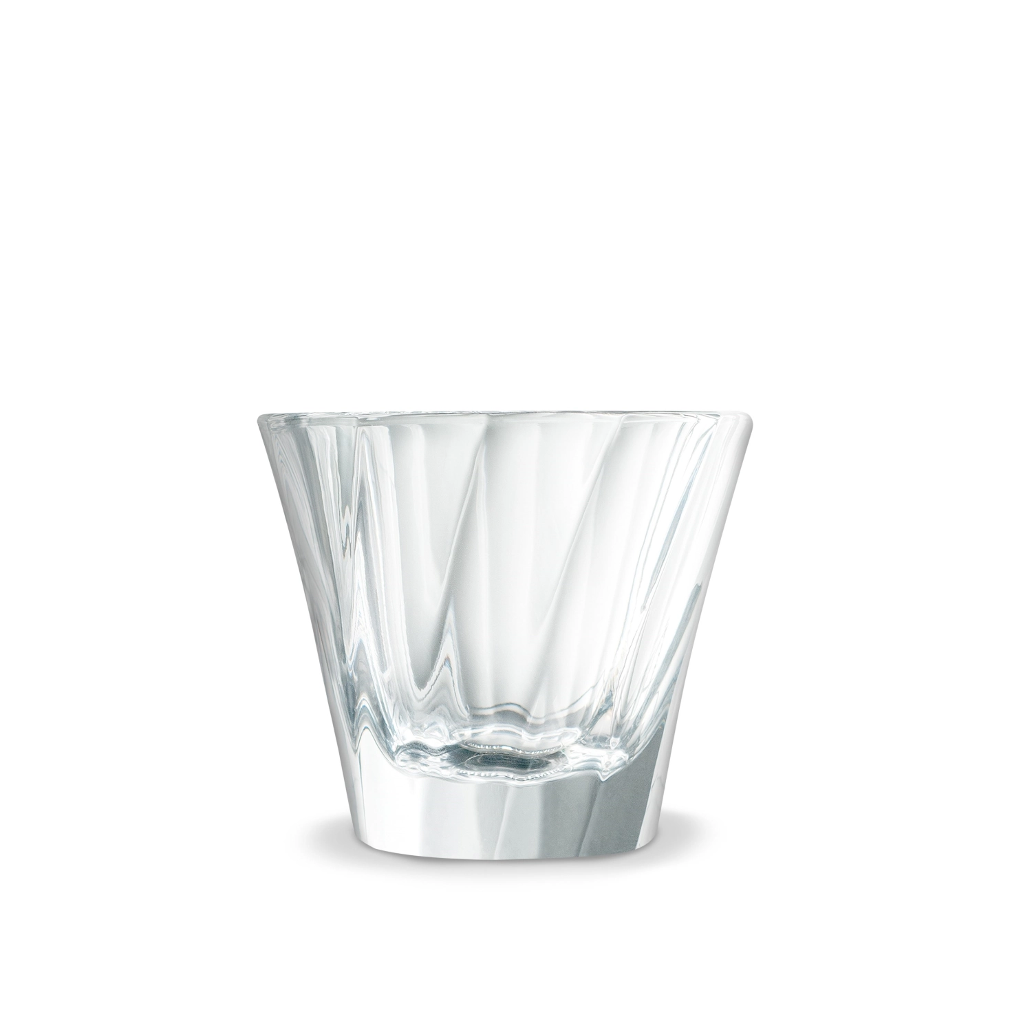 Twisted Espresso Glas 70ml klar