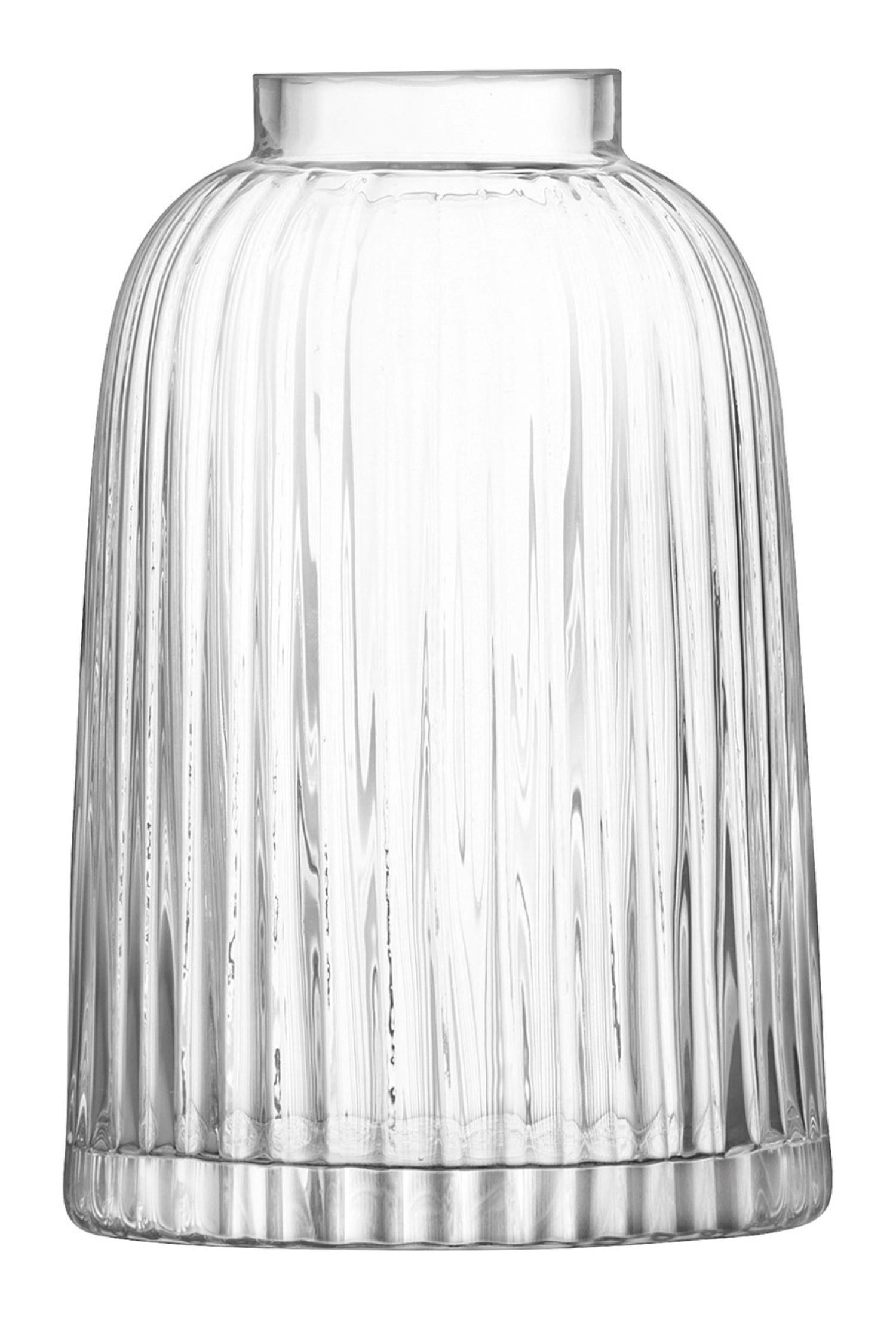 Pleat Vase H20cm - klar