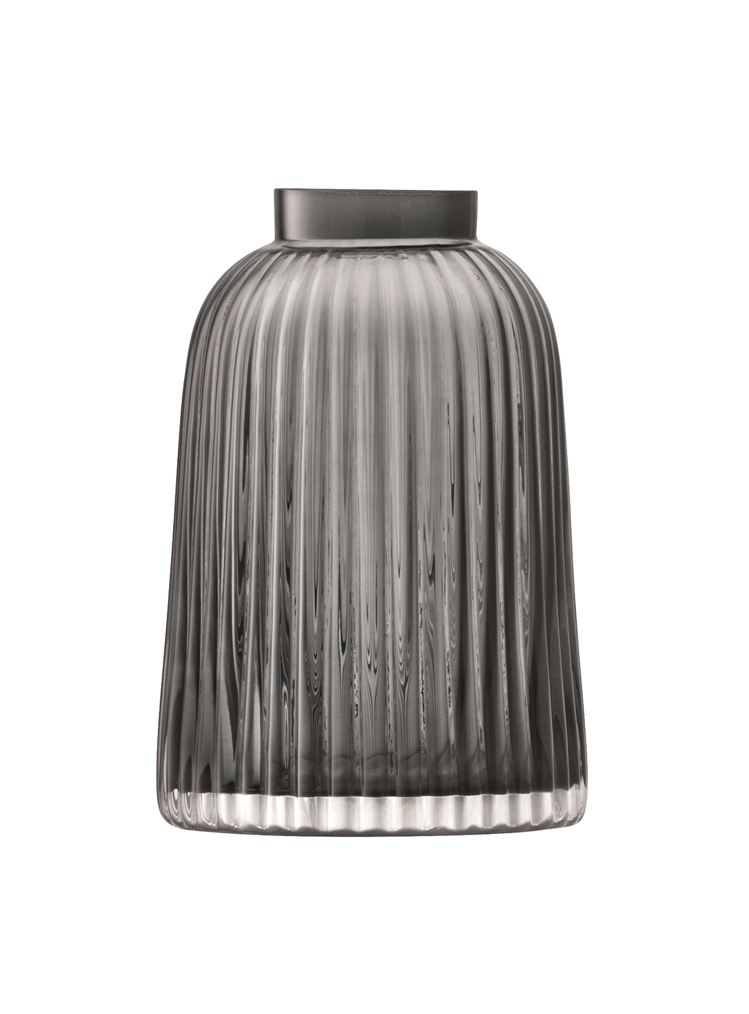 Pleat Vase H20cm - grau