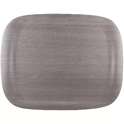 Tablett Wave Art Grey Wood 32x21cm