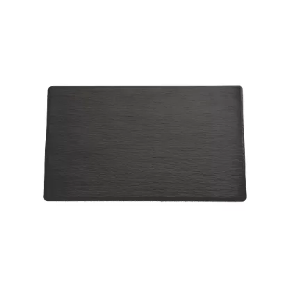 Tablett Slate GN 2/4 53x16.2cm, H: 1cm, Melamin