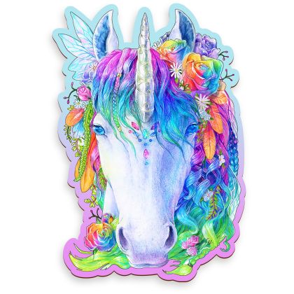 Puzzle Holz M Stylish Unicorn