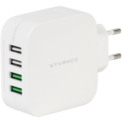 VIVANCO   USB Ladegerät mit Smart-IC