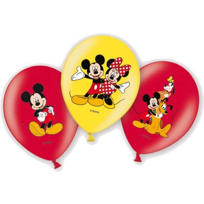 NEUTRAL   Ballons Micky Maus      6 Stk.