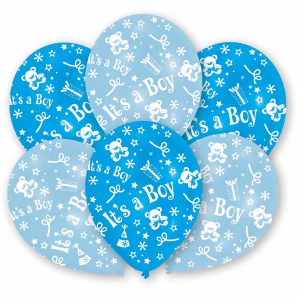 NEUTRAL   Ballons It's a boy      6 Stk.