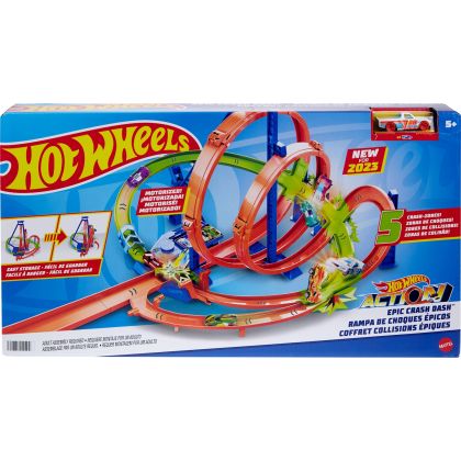 Episches Crash-Rennen Hot Wheels