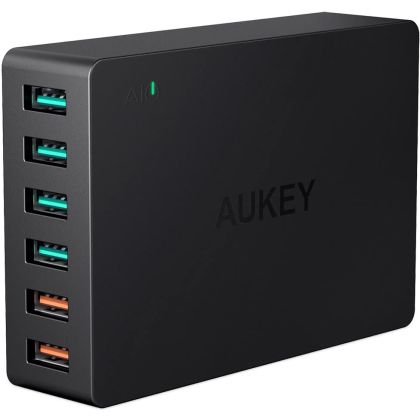 AUKEY     Titan Wallcharger 6xUSB-A