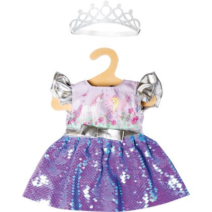 Kleid Fee und Einhorn Gr.35-