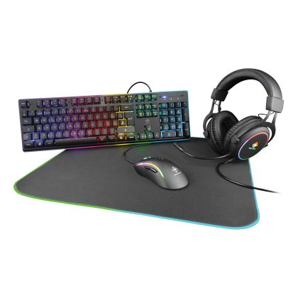 DELTACO   4-in-1 gaming Gear Kit RGB