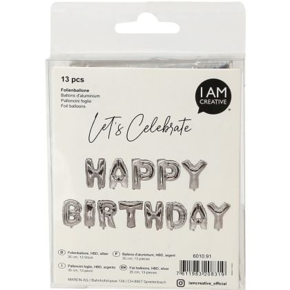 I AM CREA Folienballon,Birthday 35cm