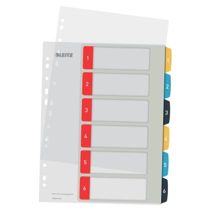 LEITZ     Register Cosy PP multicolor A4