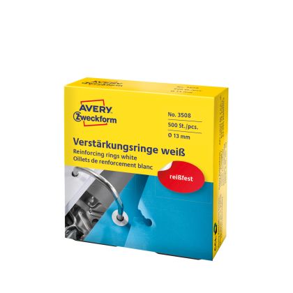 AVERY ZW. Verstärkungsringe 13mm   weiss