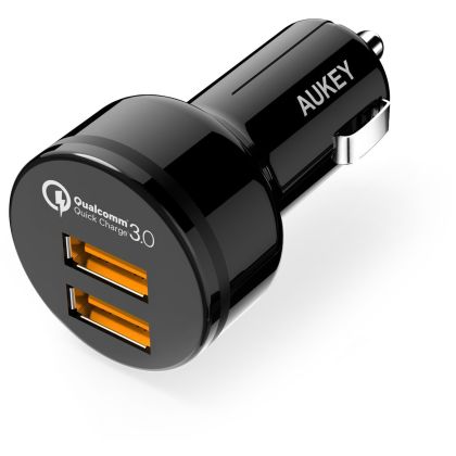 AUKEY     Expedition CarCharger36W bl.