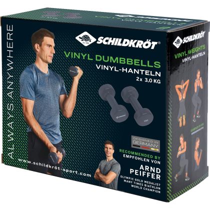 Vinyl Hantelset 2 x 3 kg