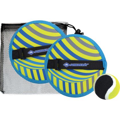 Neopren Klettball Set gelb/blau