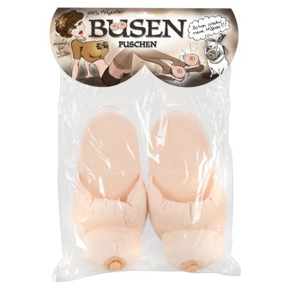 Busen Plüsch-Hausschuhe