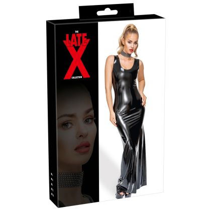 Latex Kleid lang 2XL