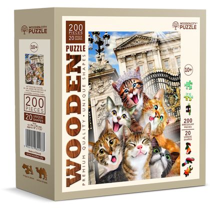 Puzzle Holz M Kittens in London