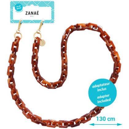 ZANAÉ     Phone Necklace Caramel