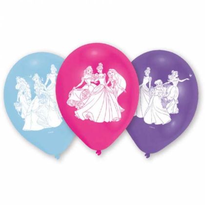 NEUTRAL   Latexballons Prinzessin 6 Stk.