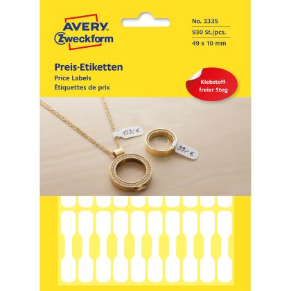 AVERY ZW. Universaletiketten     49x10mm