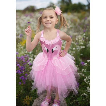 Flamingo Kleid, 5-6 Jahre